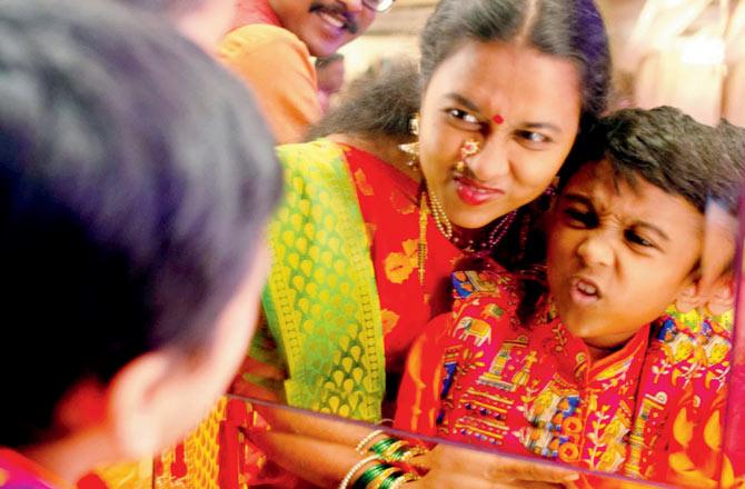 Mandle says Tanav has been learning gardening and helping her with chores during this period 