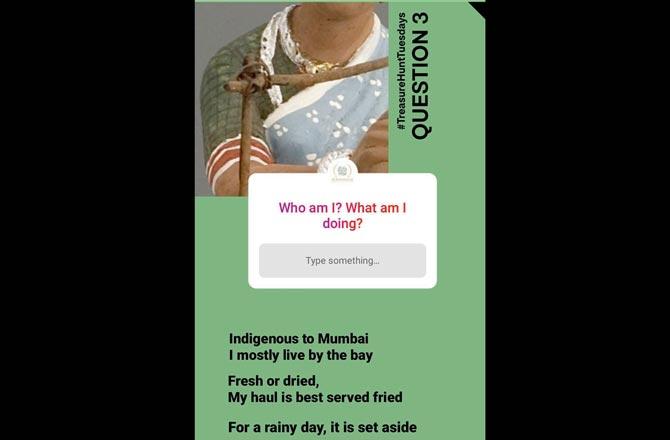 A template of Treasure Hunt Tuesdays with the clue from BDL Museum
