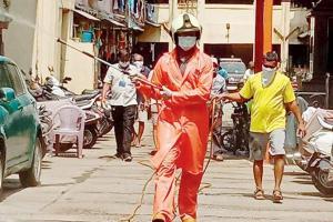 160 firemen work tirelessly to keep Mumbai sanitised