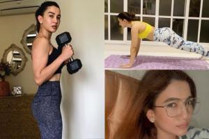 Lockdown dairies: Gauahar Khan is finding unique workout ways at home