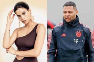 German footballer Serge Gnabry dating top Swiss model Sandra Jerze