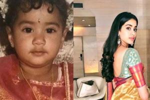 Janhvi Kapoor's toddler pic posted by Sridevi is wowing the fans