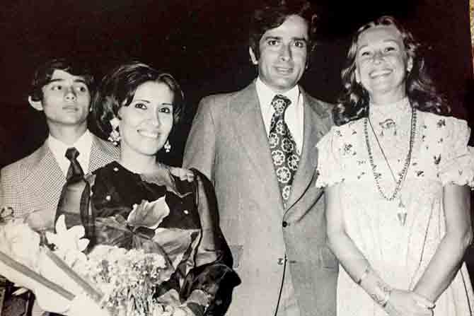 Gulshan Ewing with Shashi Kapoor and Jennifer Kendall