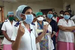 Shatabdi nurses strike due to mistreatment of COVID-19 patients,staff