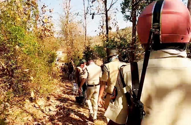 Police on the hunt for the tribals