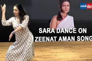 Sara Ali Khan dances on Zeenat Aman's song