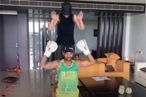 Shikhar Dhawan shares workout video with wife Ayesha