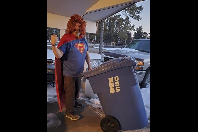 superman trash