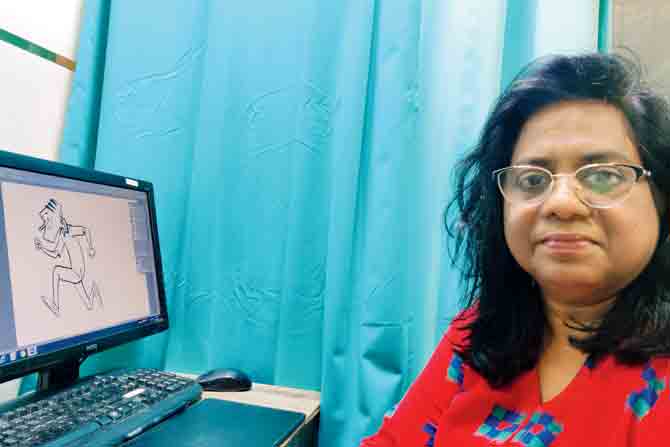Archana Amberkar took over sketching the character from her father