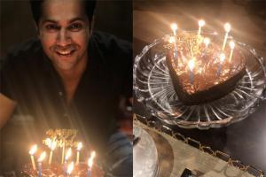 Varun Dhawan turns 33: Celebrates birthday with a homemade cake