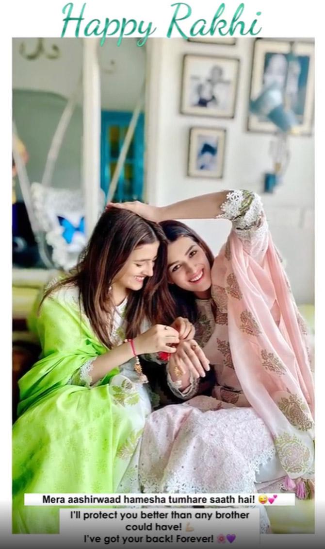 Kriti Sanon and Nupur Sanon: Kriti and Nupur celebrated Raksha Bandhan and shared some adorable pictures on social media. While Nupur wrote, 