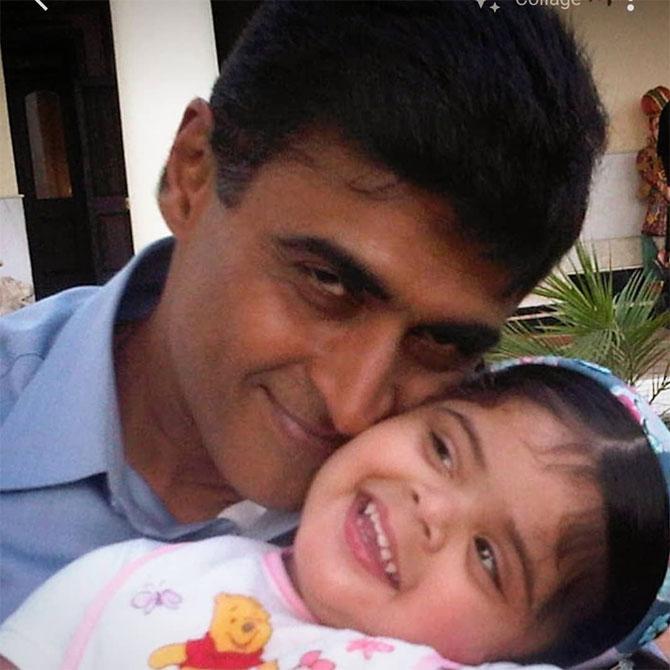 Mohnish Bahl and wife Aarti Bahl (Ekta's name after marriage) welcomed their second child - a baby girl in 2009. They named her Krishaa (in picture)