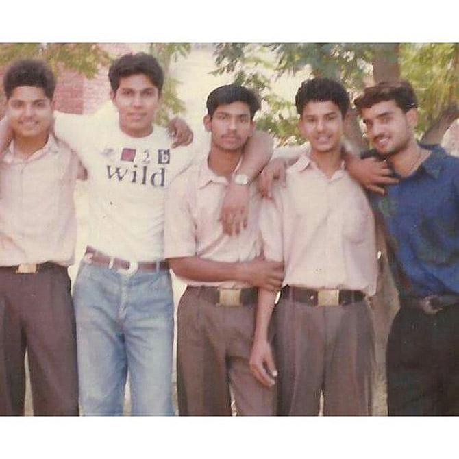 Things started changing for Hooda professionally after OUATIM. When he faced failure before, he took a hiatus from acting. But that film brought the actor back in a big way. Soon, directors and production houses started looking at Randeep Hooda as an actor who can carry bigger parts and a longer screen presence.
In picture: A young Randeep Hooda with his school friends.