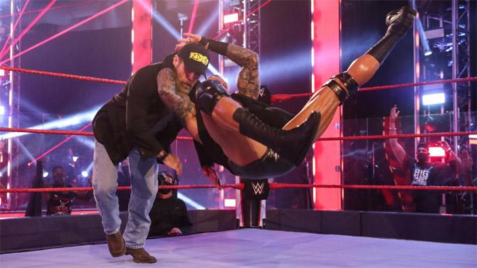 However, Shawn Michaels would turn out to be the latest of Randy Orton's victims as before he left the ring, Orton appeared and hit him with an RKO only before he viciously attacked him with a Punt Kick.