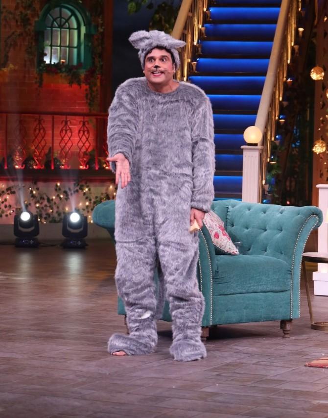 The Mauja Hi Mauja singer had a laugh riot on the show with the characters of the show putting up a series of hilarious acts. Comedian Krushna Abhishek as the endearing 'Mitti-Mouse' was the star attraction of the episode.