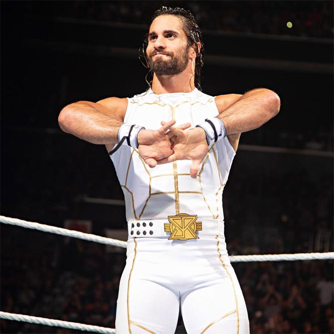 Seth Rollins - 'The Beast Slayer', 'Architect', 'Monday Night Messiah' has main evented SummerSlam in 2019 and defeated Brock Lesnar to win the WWE Universal title. Making his Summerslam debut in 2014, Seth Rollins also defeated John Cena at SummerSlam 2015 to become the first ever WWE world heavyweight champion and United States champion. Rollins is a four-time WWE world champion.