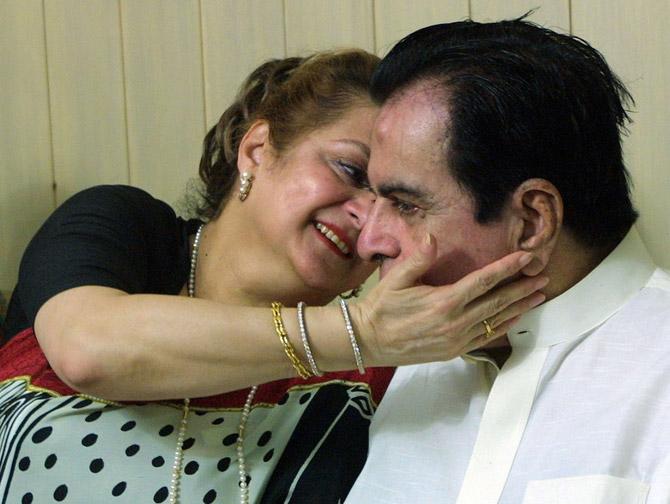 There is almost a generational 20-year age gap between Saira Banu and Dilip Kumar, but Indian filmdom's highly regarded couple have enjoyed a blissful married life ever since tying the knot in 1966