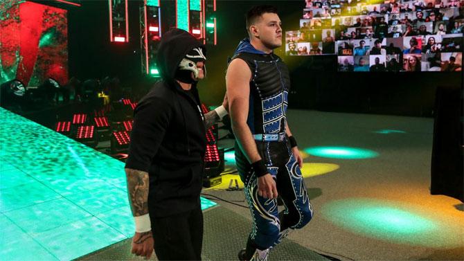 Rey Mysterio's son Dominik who has made appearances in WWE at ringside ever since 2007, would compete in his first-ever WWE ppv match.