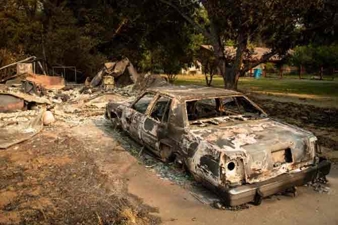 California has had more than 13,000 lightning strikes since August 15, sparking more than 600 wildfires statewide that have burned 4,856 square kilometers, an official was quoted by AP as saying.