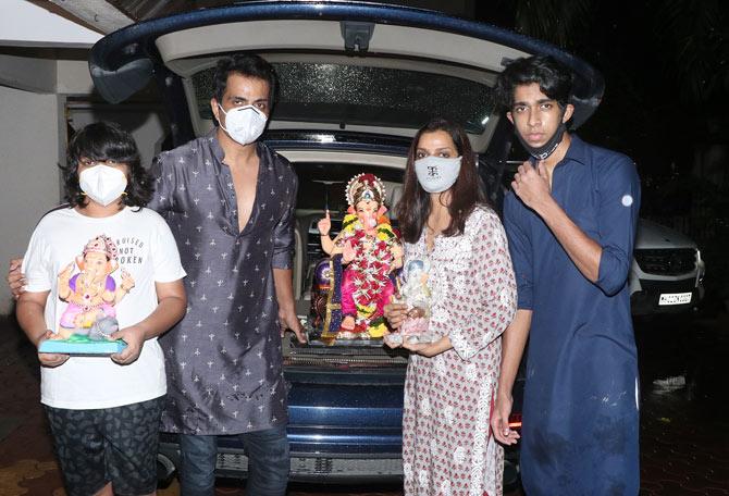 Even during the ongoing Ganesh Chaturthi festival, Sonu Sood arranged transport for all Lord Ganesha devotees and sent buses from Mumbai to the Konkan region of Maharashtra.