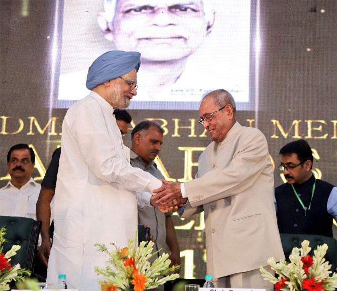 A Gandhi loyalist, Pranab Mukherjee is regarded as the principal architect for launching Sonia Gandhi into active politics. While Mukherjee served many posts, he was guessed to be elected as the Prime Minister of India when Sonia Gandhi rejected the post but Manmohan Singh was appointed as the Prime Minister of India.