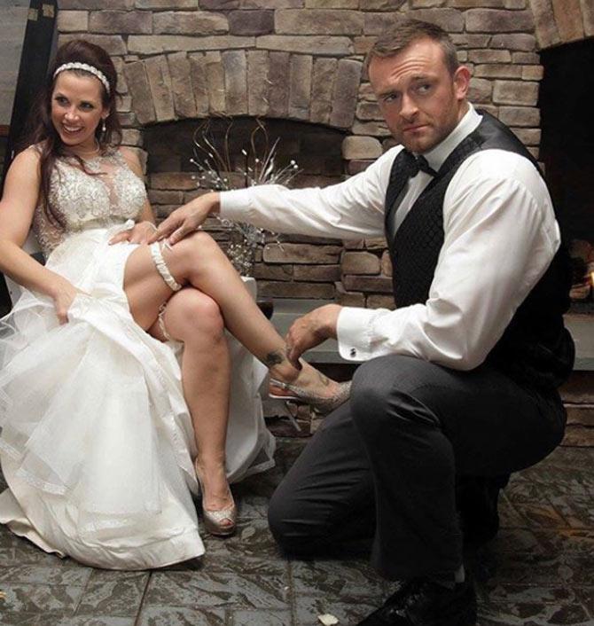 On their fifth wedding anniversary on January 1, 2020, Mickie James shared photos and lovingly wished her husband Nick Aldis, 