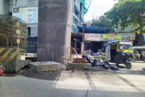 Peeved motorists tell MMRDA to repair road ruined during Metro work