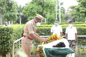 Beed dog that solved 365 police cases dies, gets final farewell 