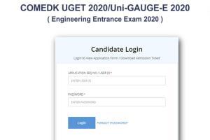 COMEDK UGET 2020 admit card released, download at comedk.org