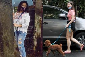 Giorgia Andriani, Divya Dutta and Neetu Kapoor spotted in Mumbai suburbs