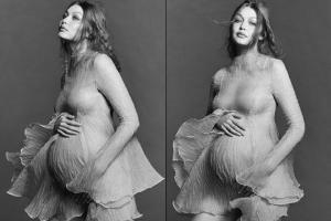 Gigi Hadid shows flaunts baby bump in stunning pregnancy photo shoot