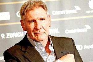 Harrison Ford flies wife, son to drop him off at college