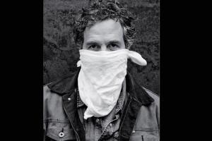 Mark Ruffalo shares picture covering face with handkerchief