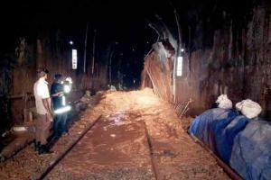 Pernem tunnel comes back to haunt Konkan Railway, again