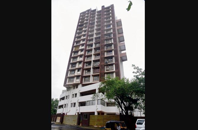 Regent Galaxy building in Malad West where Salian lived. File pics