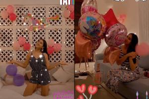 Sara Ali Khan celebrates 25th birthday with balloons and cakes galore!