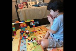 Taimur wishes everyone on Ganesh Chaturthi with his cute 'Lego Ganpati'