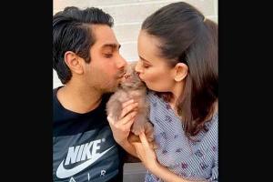 Evelyn Sharma introduces a new addition to her family in Australia