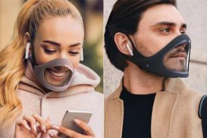 Viral photos of transparent face mask leave Twitterati baffled
