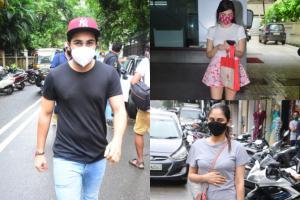 Rajkummar, Aadar Jain, Krystle D'Souza, Divya Kumar's day out in Mumbai
