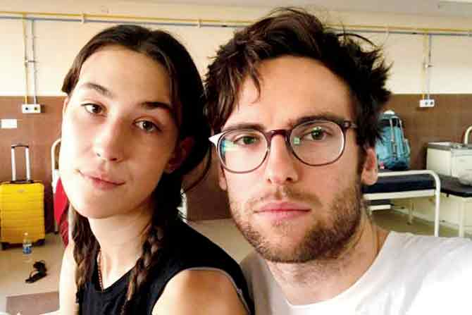 Australian couple Chloe Dimopoulos and Ben Munro were stuck in a Jaipur hospital for three weeks despite testing negative twice