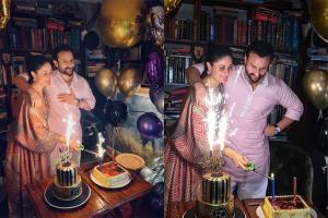 Inside photos: Saif rings in his 50th birthday with his family members