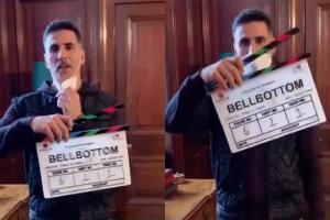 Lights, Camera, Mask On, Action: Akshay begins the shoot of Bell Bottom