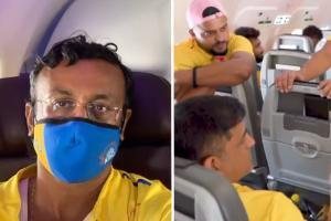 MS Dhoni swaps business class seat with an economy passenger