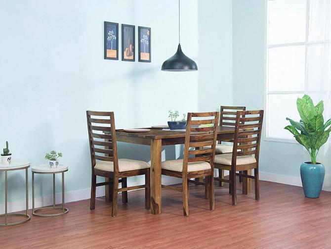 Alexa 6 seater dining with 4 chairs
