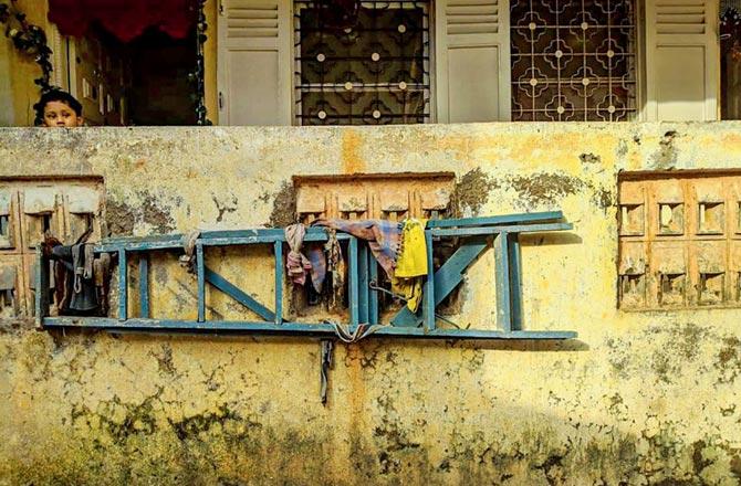 A photograph clicked by one of the kids during the classes