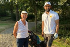 Hafeez shares photo with 90-year-old woman; breaks bio-bubble protocol
