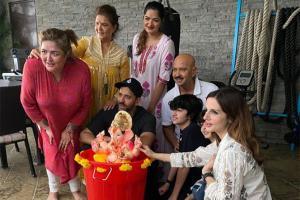 See Photos: Hrithik Roshan celebrates Ganesh Chaturthi with family