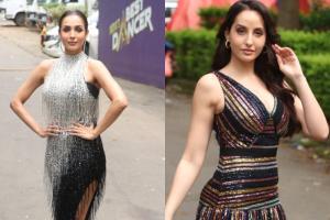 Malaika Arora, Nora Fatehi have fun on the sets of India's Best Dancer