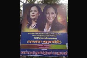 'Victorious' Kamala Harris poster crops up in TN, her niece tweets pic